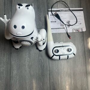 RC Robotosaur White Robotic Dinosaur Toy USB cable